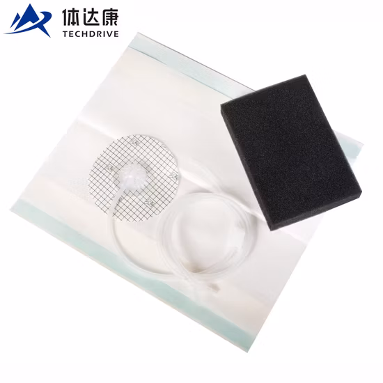 Белые/черные системы для лечения ран отрицательным давлением. Терапия повязок для ран при ожогах, травмах, послеоперационных операциях.